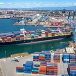 Costa Oeste cae actividad portuaria