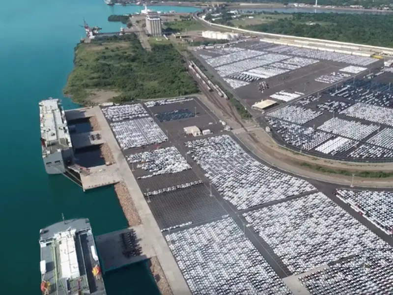 SSA Marine Mexico moviliza récord de vehículos en 2025