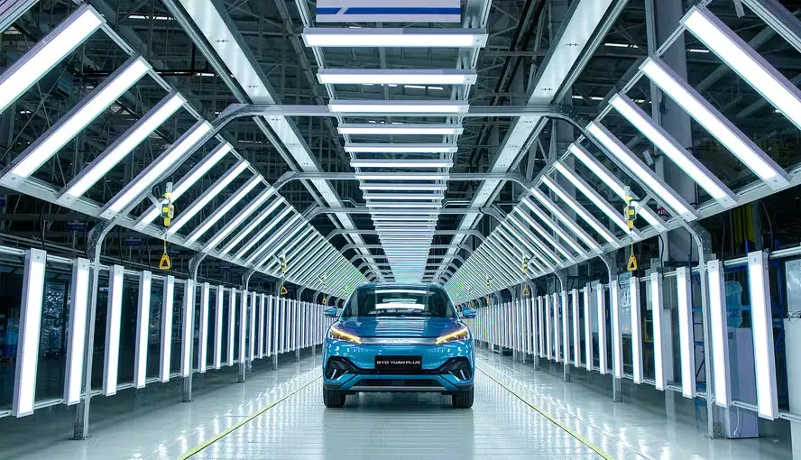 La fábrica de autos BYD