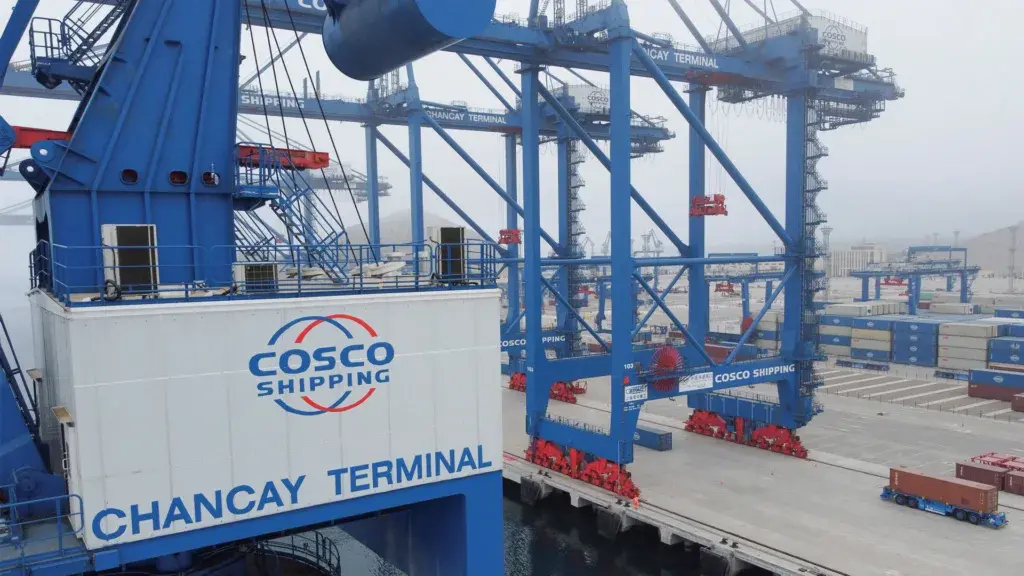 Cosco Shipping expande su red regional en el Pacífico sudamericano