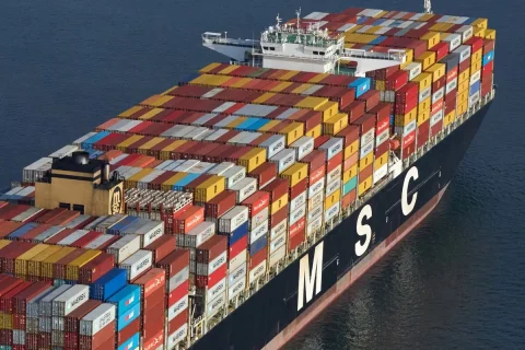 MSC controla un quinto del transporte marítimo de contenedores