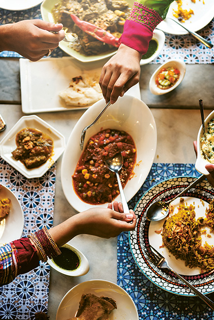 El channa masala es otro de los imperdibles; los garbanzos son los protagonistas.