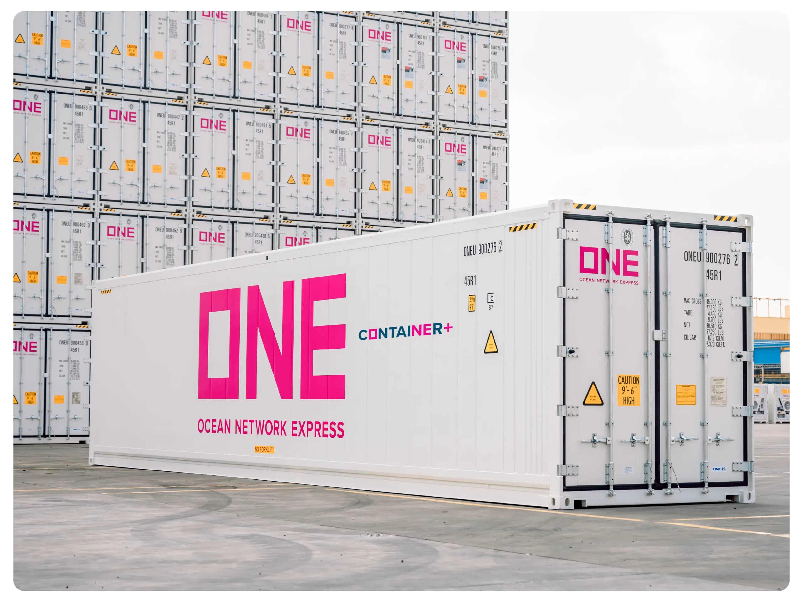ONE lanza CONTAINER+