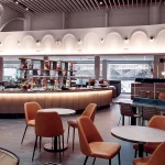 1. Plaza Premium Lounge, en el aeropuerto de Roma Fiumicino.