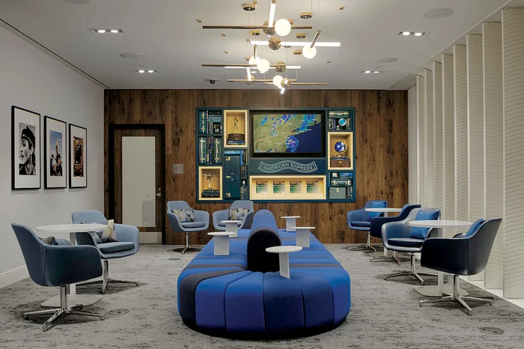 6. American Express Centurion Lounge. Nueva York La Guardia.
