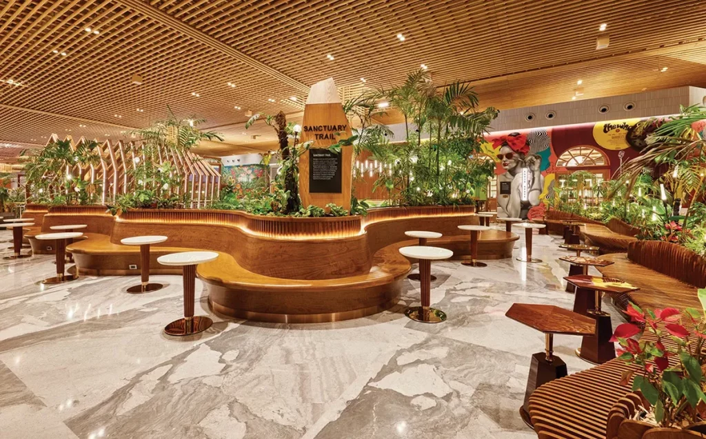 8. 080 Lounge. Bangalore Terminal 2.