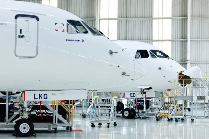 Embraer multilatina de Brasil