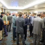 Recepción de la segunda edición del Foro Madrid Trade, celebrado en el Hotel Wellington de Madrid bajo el título “Impacto de los Conflictos Geopolíticos en el Comercio Atlántico”.