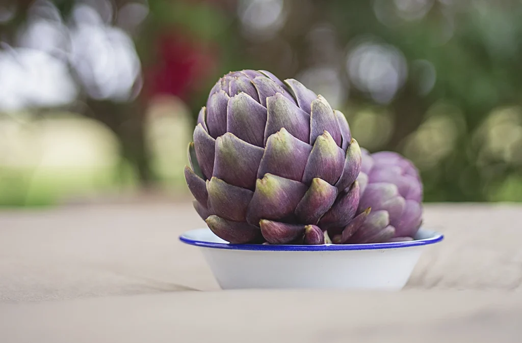 El alcaucil ocupa un lugar destacado en la cocina de la dupla platense.